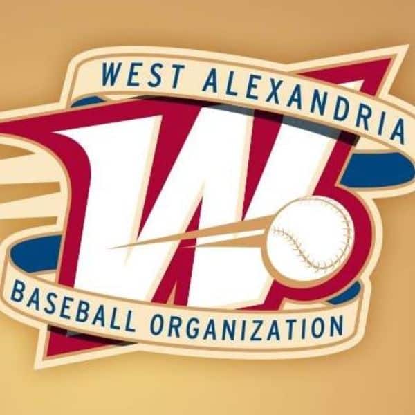 West Alexandria Baseball Association Logo